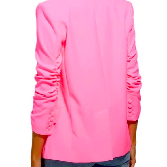 Generation Love “Madison Crepe Blazer, Ultra Pink with matching shorts 🌺🎀🩷 XS - Picture 3 of 13
